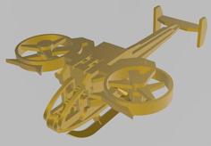 Helicopter Scorpion 3D Printer Model