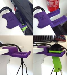 Kinect Desk Holder 3D Printer Model