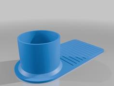 Floor Bed Cup Holder 3D Printer Model