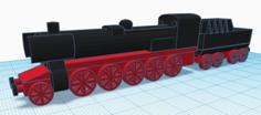 BR 52 Kriegslokomotive 3D Printer Model