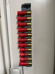 Gun Safe Emergency Shotgun Shell Holder 3D Printer Model