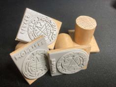 ICRPG Card Back Stamps 3D Printer Model