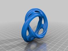 Christmas Linked Moebius 3D Printer Model