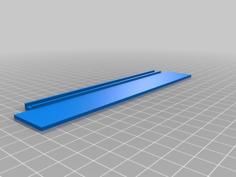 Guard Rails For Monitor Shelf 3D Printer Model