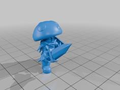 Mycorian Soldier (White Pawn) 3D Printer Model