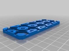 18650 Battery Holder 10 Cells 3D Printer Model