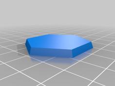 Hexagon & Octagon Wargaming Miniatures Base Collection 3D Printer Model