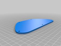 Epiphone G1275 Backplate 3D Printer Model