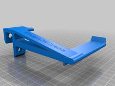 Horizontal Spool Holder For Wooden Board 3D Printer Model