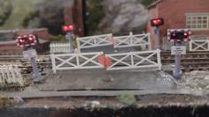 Model Railway Level Crossing Working Gates With Warning Lights N-gauge UK 3D Printer Model