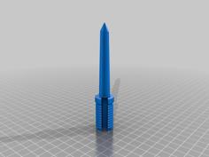 Stake For Outdoor Landscape Light 3D Printer Model