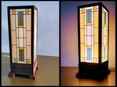 Art Deco Table Lamp 3D Printer Model