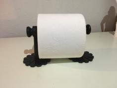 Flower Toilet Paper Holder 3D Printer Model