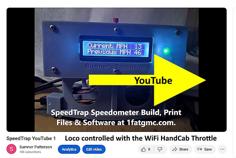 SpeedTrap – ‘Straight Version’ N Scale Speedometer…. 3D Printer Model