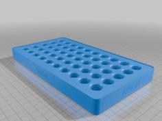 7X65mm Rimmed Stacking Loading Block 3D Printer Model