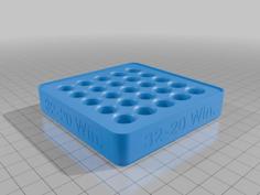 32-20 Winchester Vase Mode Stacking Loading Block 3D Printer Model