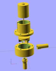 Ekobots – Water Centrifugal Pump. 3D Printer Model