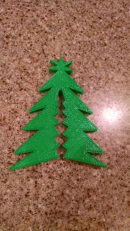 Christmas Tree Bag Clip 3D Printer Model