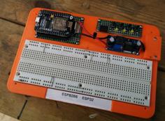 Breadboard For ESP8266 Or ESP32 With Regulator 3D Printer Model