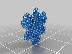 Hexagonal Chain Mail Design 3D Printer Model