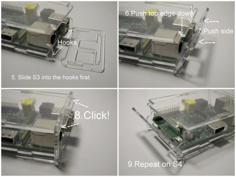 Laser Cut RPi House