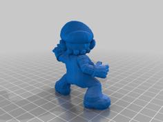 (3D Slash) Mario 3D Printer Model