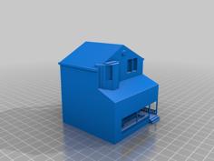 Two Story House 3D Printer Model