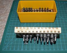 Laser Cut Bit Holder Allit Box 4 X 11 Plywood