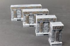 OpenForge 2.0 Dwarven Halls Knotwork Walls 3D Printer Model