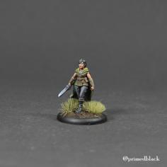 Ranger Girl With Sword 3D Printer Model