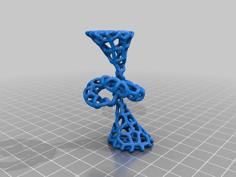 Trefoil Knot Voronoi 3D Printer Model