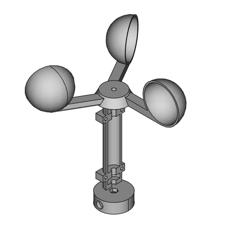 Anemometer 3D Printer Model