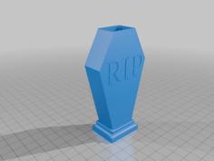 Coffin Utensil Holder 3D Printer Model