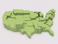 Federal Aid In Billions Per Million People For Each State 3D Printer Model