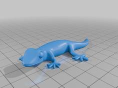 Magnetic Gecko (hidden Magnets) 3D Printer Model