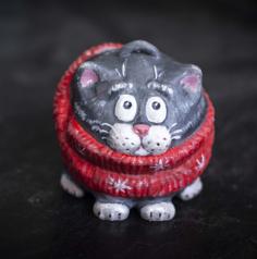 Christmas 2023 Cat In A Scarf 3D Printer Model