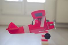 Laser Cut TINY AIRPLANE – STEARMAN