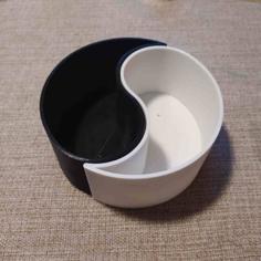 Flower Pot Ying Yang 3D Printer Model