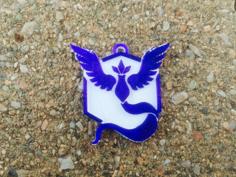 Team Mystic Keychain 3D Printer Model