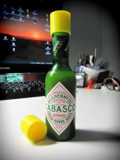 Tabasco Bottle Cap 3D Printer Model