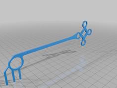 Old Key With Gems 3D Printer Model