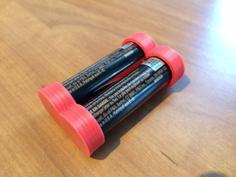 AA Battery Travel Holder 3D Printer Model