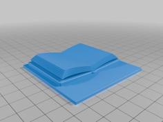 Open Book Nameplate Generator With OpenSCAD 3D Printer Model