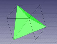 Tetrahedron 3D Printer Model