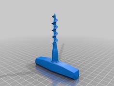 Classic Corkscrew 3D Printer Model