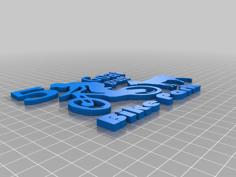 Bike Park Sign 3D Printer Model