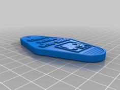 That’s What She Said Keychain Motel Key 3D Printer Model