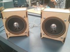 Laser Cut 4″ Speaker Case