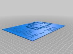 AA University Of Westminster Regent Street Campus Map 3D Printer Model