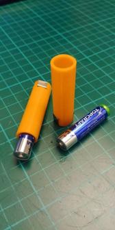 AAA To AA Battery Adapter 3D Printer Model